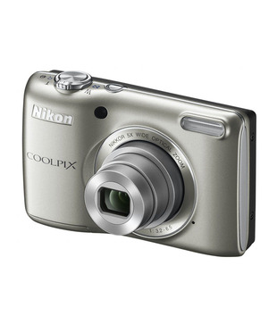 Nikon Coolpix L26 16.1MP Point & Shoot Digital Camera (Silver)