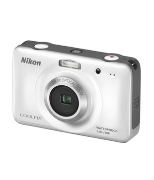 Nikon Coolpix S30 Point & Shoot Digital Camera (White)
