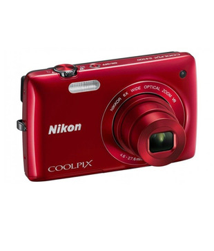 Nikon Coolpix S4300 16.0MP Point & Shoot(Red)