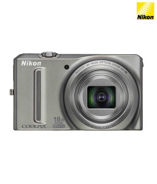 Nikon Coolpix S9100 12.1MP Point & Shoot Digital Camera (Silver)