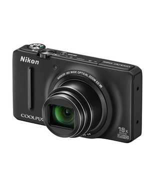 Nikon Coolpix S9200 16MP Point & Shoot Digital Camera (Black)