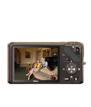 Nikon Coolpix S9200 16MP Point & Shoot Digital Camera (Brown)