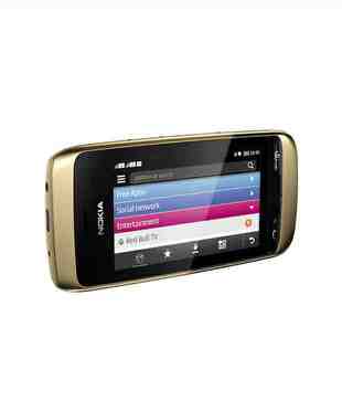 Nokia Asha 308 (Gloden Light)