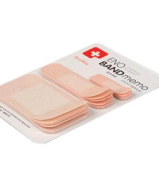 Band aid memo pad