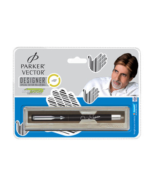 Parker Vector Spl Edition Black Roller Ball Pen  Hands Print