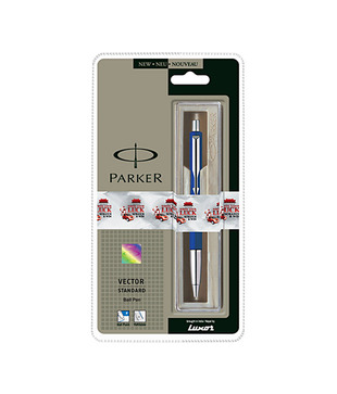 Parker Vector Standard CT Ball Pen (Blue) + Free Assured Gift Card