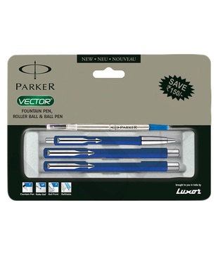 Parker Vector Standard Triple CT Pen (Blue)