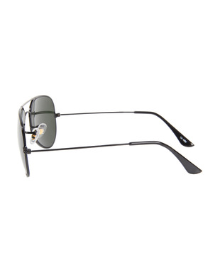 Ron Opulent Black Aviator Sunglasses