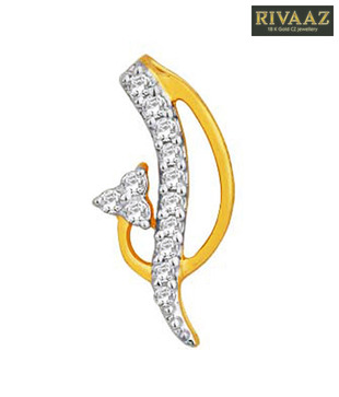 Rivaaz Splendid CZ Gold Pendant