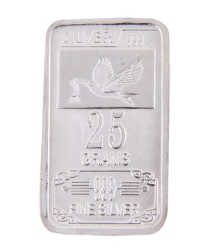 Shanti Auspicious 25 Grams Silver Coin