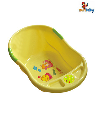 Sunbaby Designer Yellow Musical Bath Tub