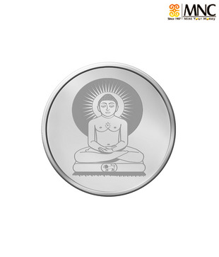 MNC 100 Gm Holy Lord Mahaveera Silver Coin With 99.9% Purity