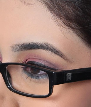 SD Sleek Polished Black Optical Frame
