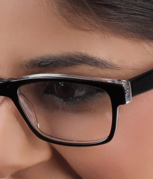 SD Black Broad Frame Eyewear