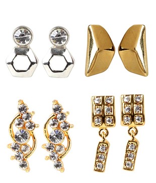 Deccan's 16 Earring Combo Set