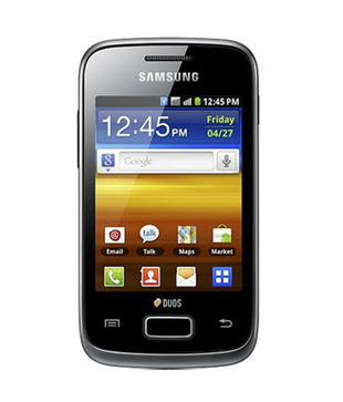 Samsung Galaxy Y Dous S-6102-Strong Black
