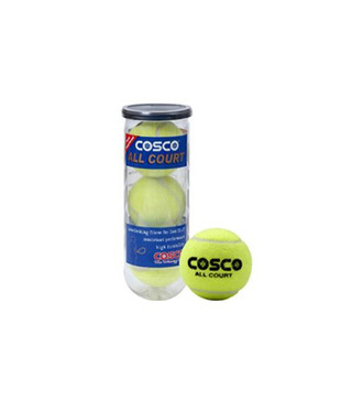 Cosco All Court Tennis Balls (Pack  of 6 balls)