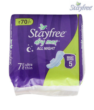 Stayfree Dry Max Ultra Thin All Night 7 Pads