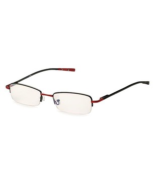 Hype Trendy Black Semi-Rimless Optical Frame