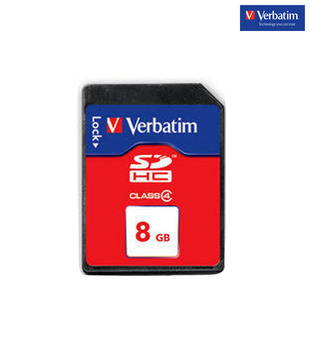 Verbatim SDHC 8Gb Class 4 Memory Card