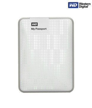 WD My Passport 500GB Hard Drive (White)