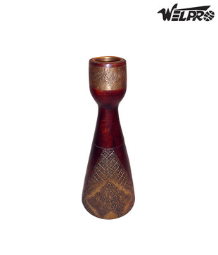 Welpro Metal Clad Candle Holder