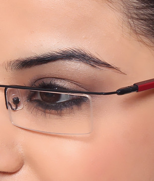 Zion Trendy Black & Maroon Eyewear