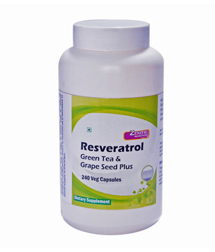 Zenith Nutritions Resveratrol/Green Tea/C/Grapeseed Plus - 240 Capsules