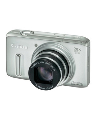 Canon Powershot SX240 HS 12.1  MP Point & Shoot Camera (Silver)