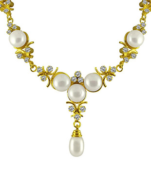 Elements Exotic Pearly Necklace Set