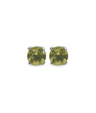 Johareez Lemon Quartz & Topaz Silver Earrings Combo