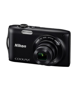 Nikon Coolpix S3300 16.MP Point & Shoot Digital Camera (Black)