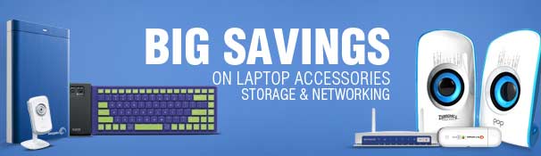 Big Savings on Laptop Accessories, Storage & Networking