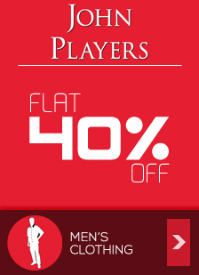 John Players - Flat 40% OFf