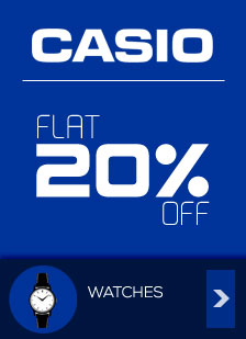 Casio Flat 20% Off