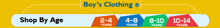 Boys Clothing - Shop By Age