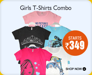 Girls T-Shirts Combo