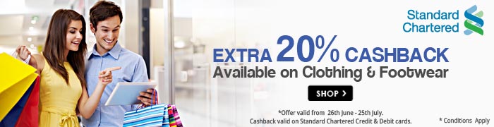 Extra 20% Cashback