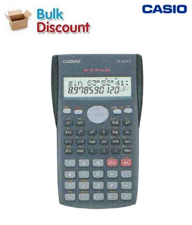 Casio Scientific Calculator fx 82MS pack of 10 available at SnapDeal ...