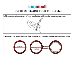 Snapdeal Size Chart
